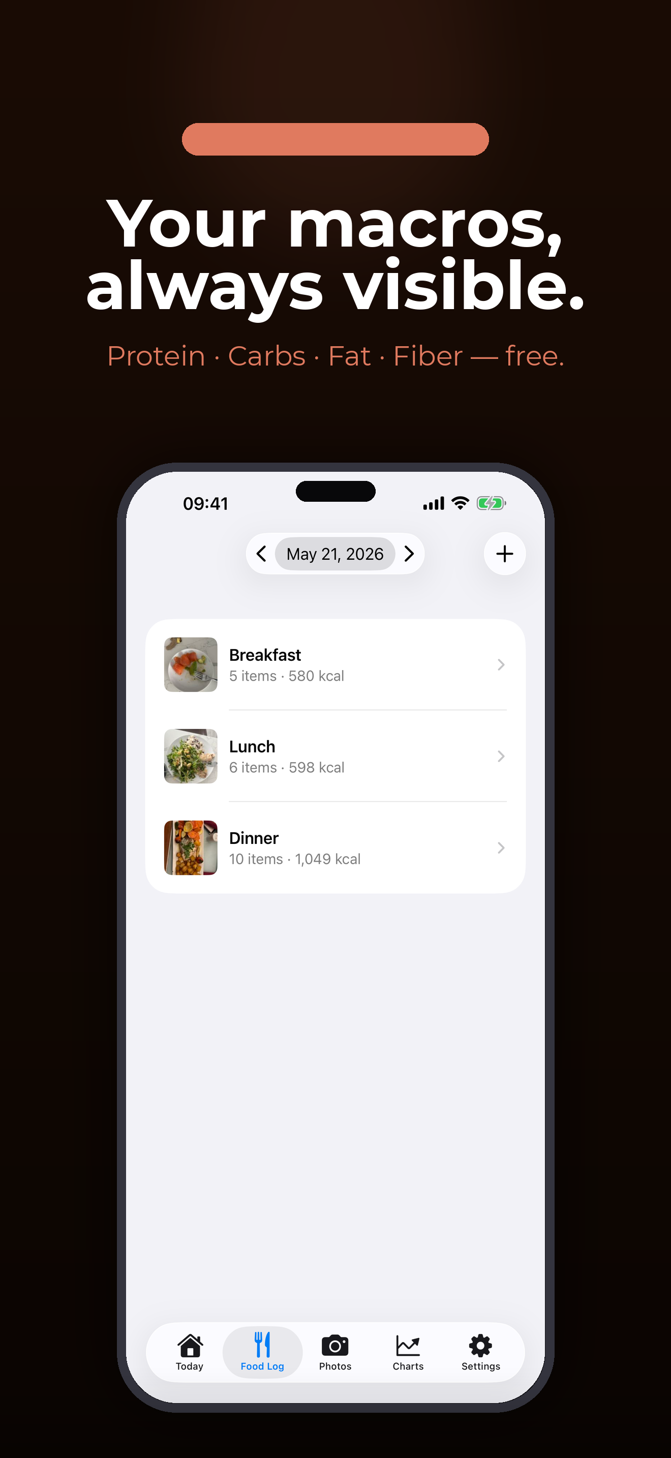 Vos macros — FoodTracker